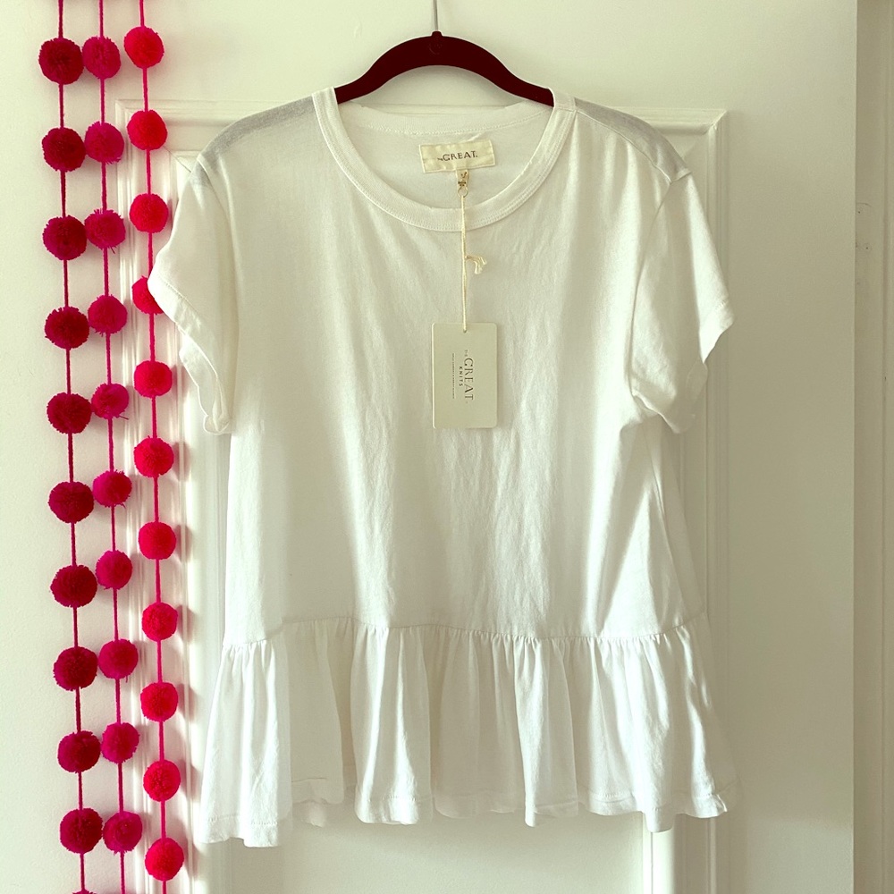 The Great Ruffled T shirt- SIZE 1